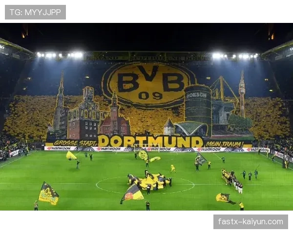 特写：多特蒙德南看台巨型TIFO致敬俱乐部成立117周年